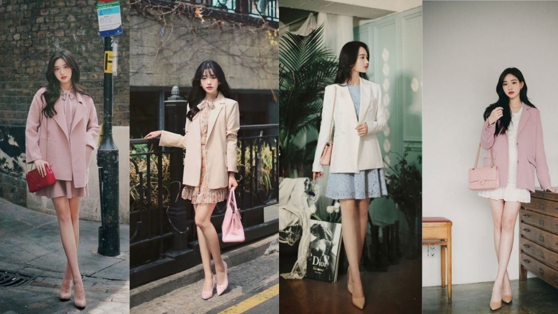 16 Inspirasi Outfit Imlek yang Modern & Elegan, Bikin Penampilan Makin Stand Out! 28 Blazer Oversized + Mini Dress