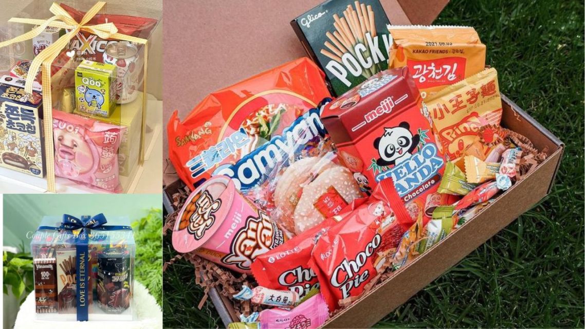 12 Ide Hampers Lebaran 2026 yang Unik, Elegan, dan Paling Diminati untuk Bingkisan Hari Raya 19 Hampers snack korea dan jepang-pinterest