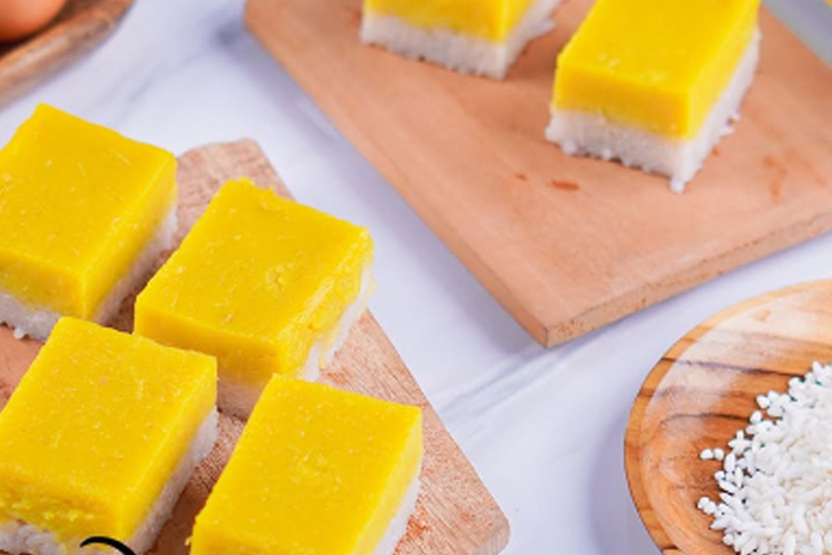 7 Oleh-Oleh Khas Pekanbaru yang Cocok untuk Keluarga dan Teman Kantor 9 hipwee-Oleh-oleh khas Pekanbaru Ketan Talam Durian