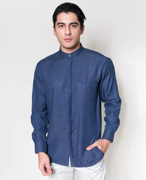 7 Baju Lebaran Pria Keren untuk Tampil Menawan di Hari Raya 11 koko jacquard