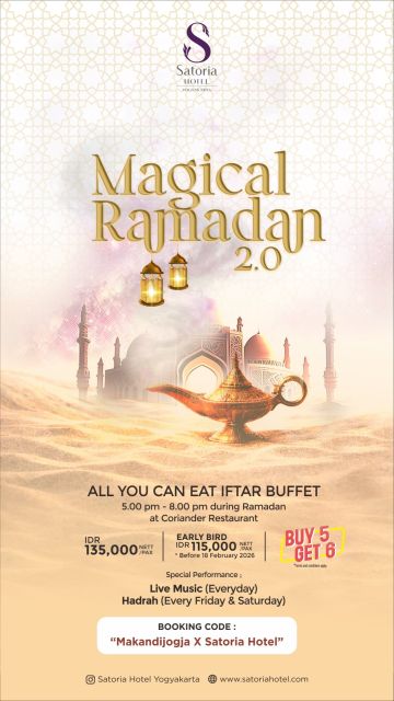 5 Paket Bukber Hotel Jogja All You Can Eat Murah 9 paket iftar satoria jogja