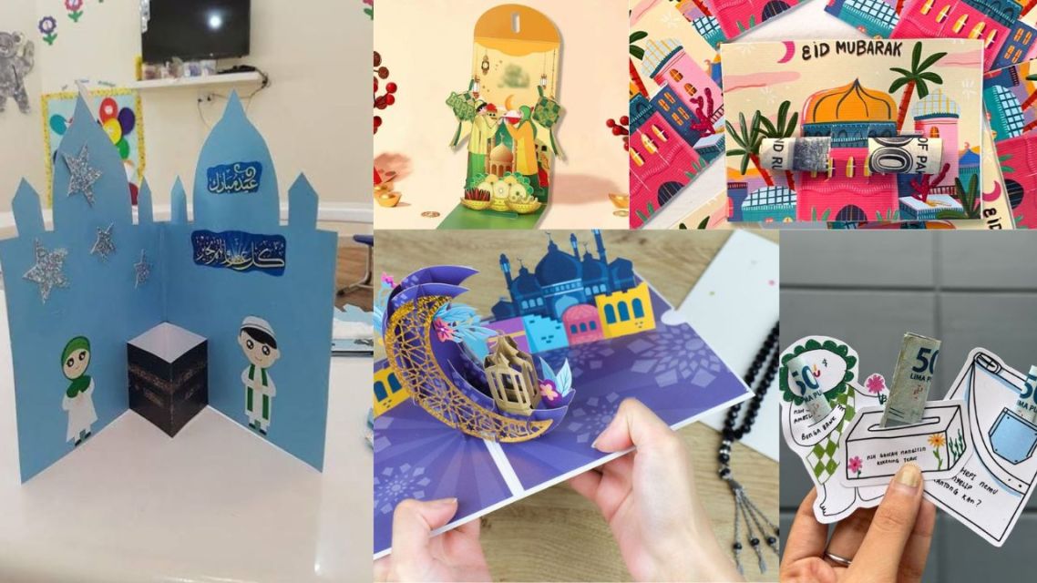 9 Ide THR Lebaran untuk Anak yang Kreatif, Unik, dan Mudah Ditiru 16 Amplop Pop-Up Lebaran