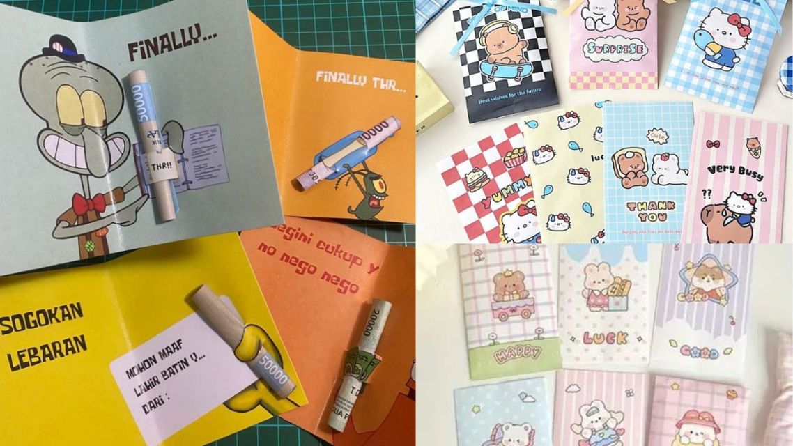 9 Ide THR Lebaran untuk Anak yang Kreatif, Unik, dan Mudah Ditiru 17 Amplop THR Karakter Kartun