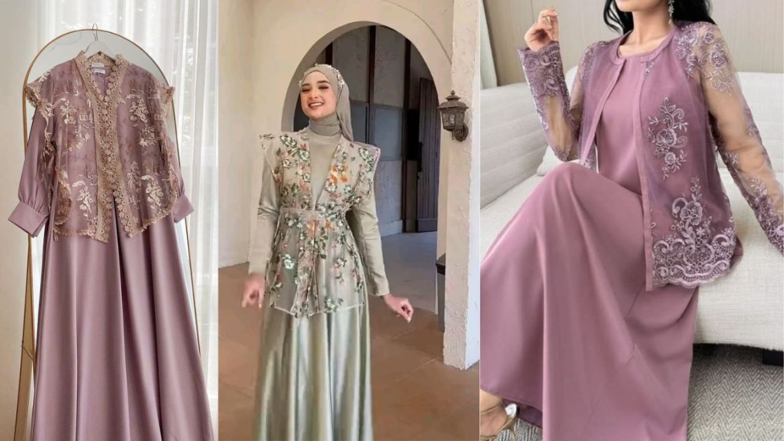 8 Tren Gamis Dewasa untuk Lebaran 2026 yang Viral di TikTok, Elegan dan Bikin Penampilan Stunning 15 Gamis Brokat Minimalis