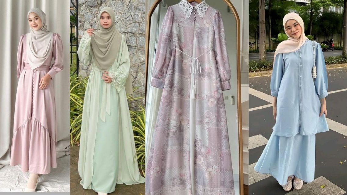 8 Tren Gamis Dewasa untuk Lebaran 2026 yang Viral di TikTok, Elegan dan Bikin Penampilan Stunning 16 Gamis dengan Warna Pastel yang Lembut dan Elegan