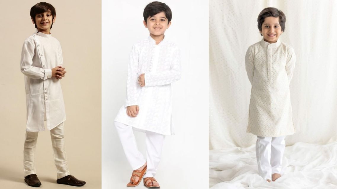 10 Baju Lebaran Anak Laki-Laki Stylish, Bikin Si Kecil Ganteng Maksimal 19 Setelah Kurta with Linen