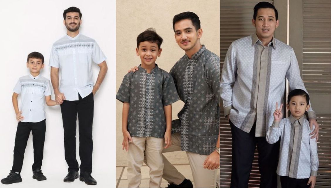 10 Baju Lebaran Anak Laki-Laki Stylish, Bikin Si Kecil Ganteng Maksimal 21 Baju Lebaran Anak Laki-Laki Serasi dengan Ayah