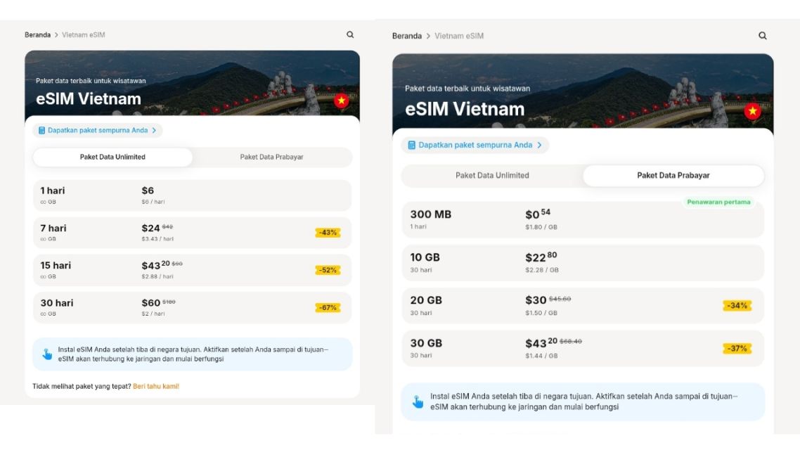 Yesim eSIM Review: Pengalaman Nyata Pakai Internet di 5 Negara Asia dalam Satu Bulan 14 Negara 4: Vietnam (5 hari, Hanoi dan Ha Long Bay)