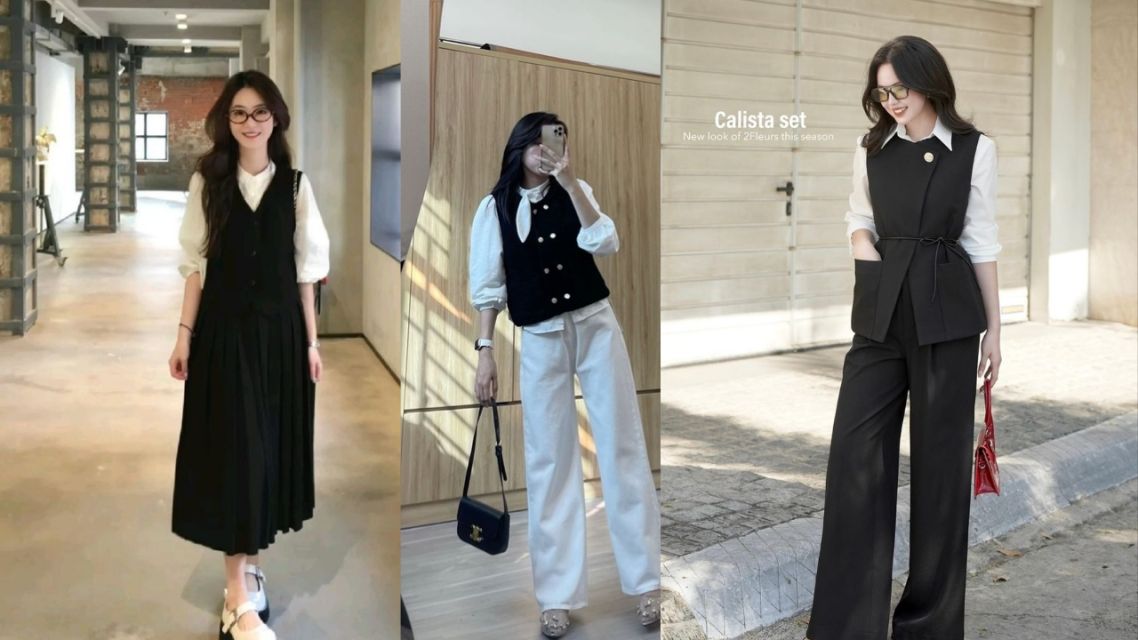 12 Inspirasi Outfit Jumat Agung Wanita yang Sopan dan Elegan Anti Saltum untuk Ibadah 24 Clean Style – Monokrom Hitam Putih