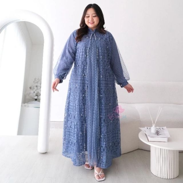 10 Model Long Dress untuk Orang Gemuk yang Bikin Percaya Diri, Tetap Stylish & Nyaman 15