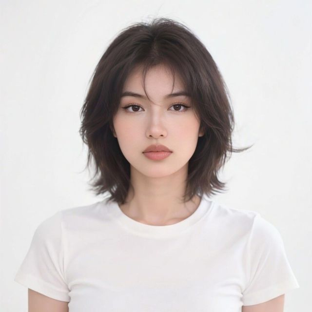 7 Model Rambut Sebahu Kekinian untuk Tampil Lebih Fresh 11 mini wolf cut hair