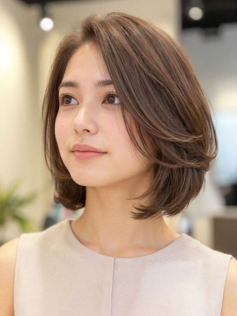 7 Model Rambut Sebahu Kekinian untuk Tampil Lebih Fresh 8 modern bob