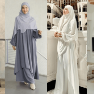 9 Outfit Haji dan Umroh Wanita yang Nyaman, Syar’i, dan Gak Bikin Gerah di Tanah Suci