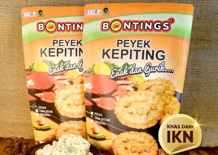 15 Oleh-Oleh Khas Balikpapan Populer yang Jadi Buruan 21 peyek kepiting balikpapan
