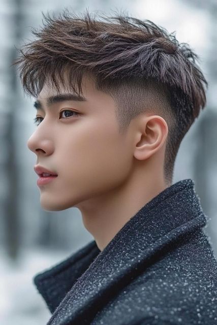 10 Model Gaya Rambut Pria Wajah Kotak yang Bikin Gantengmu Makin On Point! 14