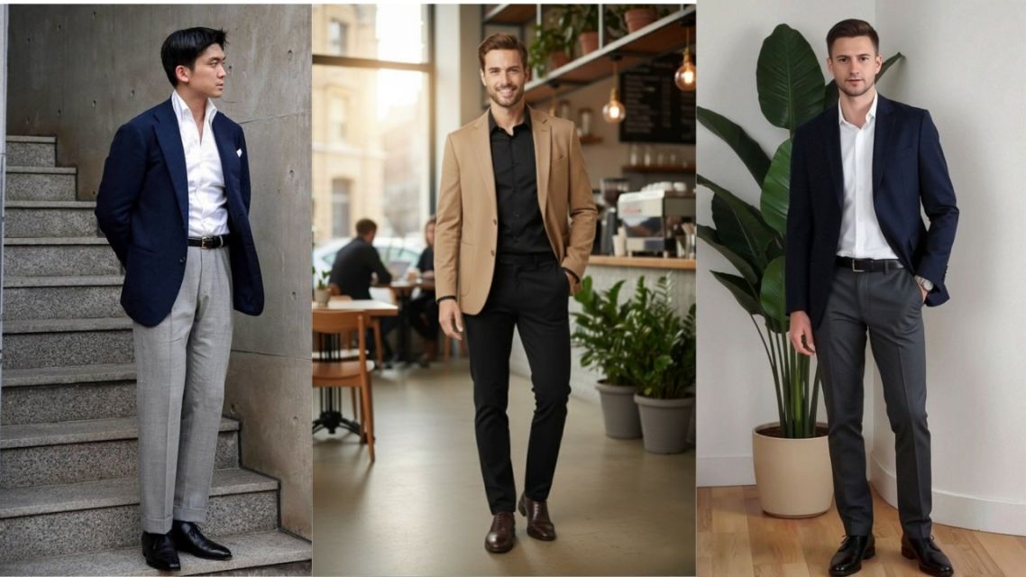 12 Outfit Jumat Agung Pria yang Rapi, Sopan, dan Tetap Stylish. Bikin Tampilanmu Makin Percaya Diri 18 Outfit Jumat Agung Pria (5)
