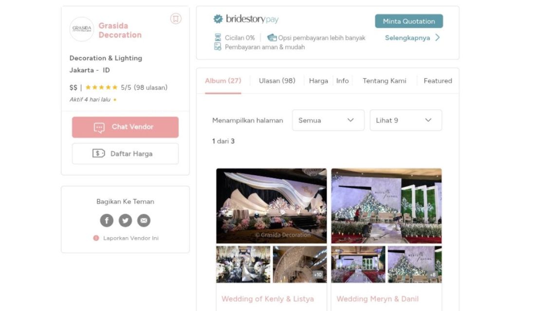 10 Rekomendasi Paket Wedding Jakarta 2026: Vendor All-In yang Bikin Pernikahanmu Aesthetic & Anti Ribet! 20 Paket Wedding Jakarta (9)