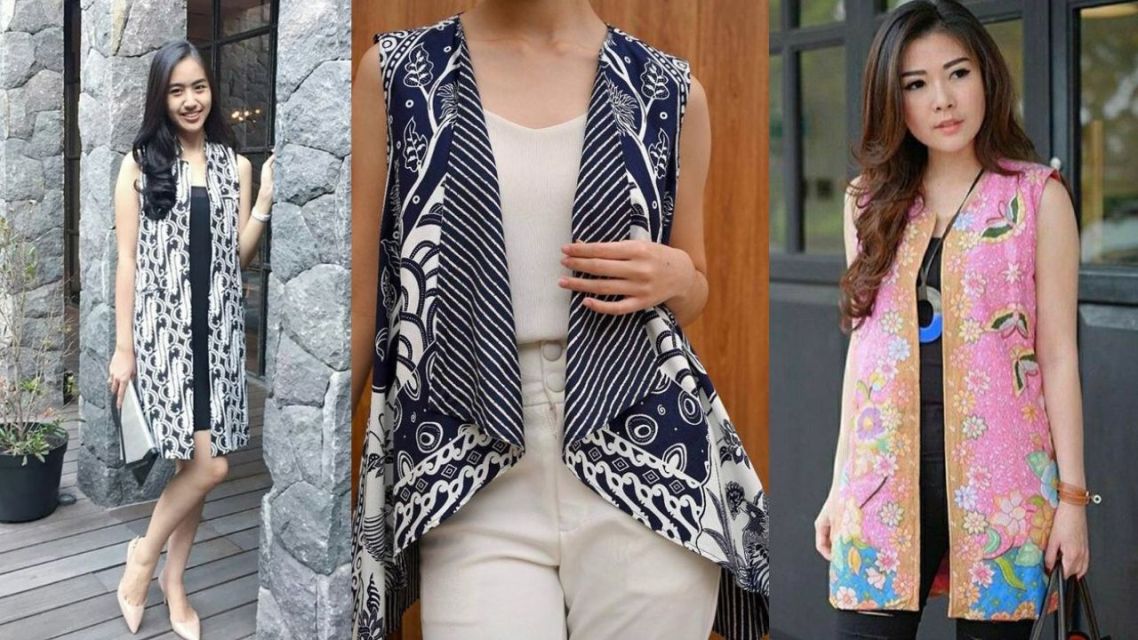 10 Model Outer Batik Kekinian yang Stylish dan Mudah di Mix & Match 18 Model outer batik kekinian (7)