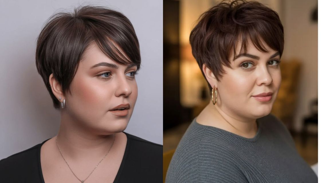 11 Inspirasi Model Rambut Pendek Wanita Gemuk Agar Terlihat Kurus yang Super Flattering, Fresh, dan Elegan 17 Model rambut pendek wanita gemuk agar terlihat kurus (5)