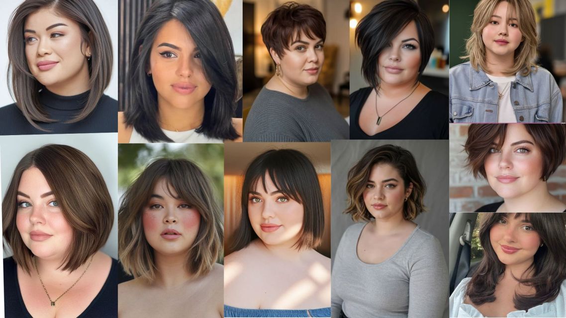 11 Inspirasi Model Rambut Pendek Wanita Gemuk Agar Terlihat Kurus yang Super Flattering, Fresh, dan Elegan 24 11 model rambut pendek wanita gemuk agar terlihat kurus