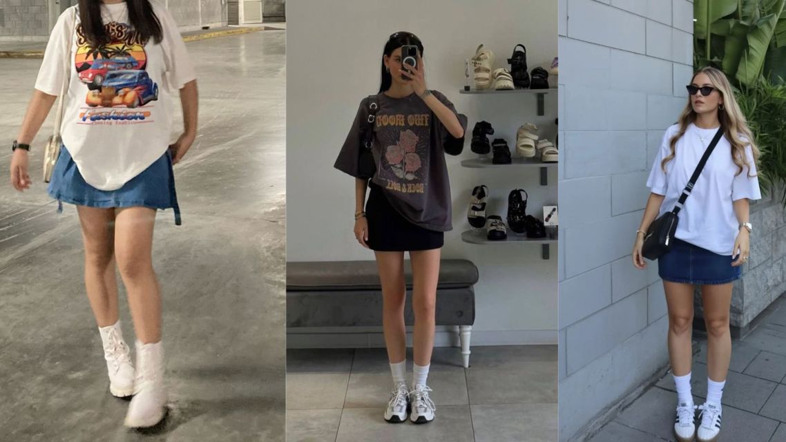 12 Inspirasi OOTD Rok Jeans yang Stylish dan Kekinian untuk Semua Bentuk Tubuh 13 Inspirasi ootd rok jeans cewek yang bagus
