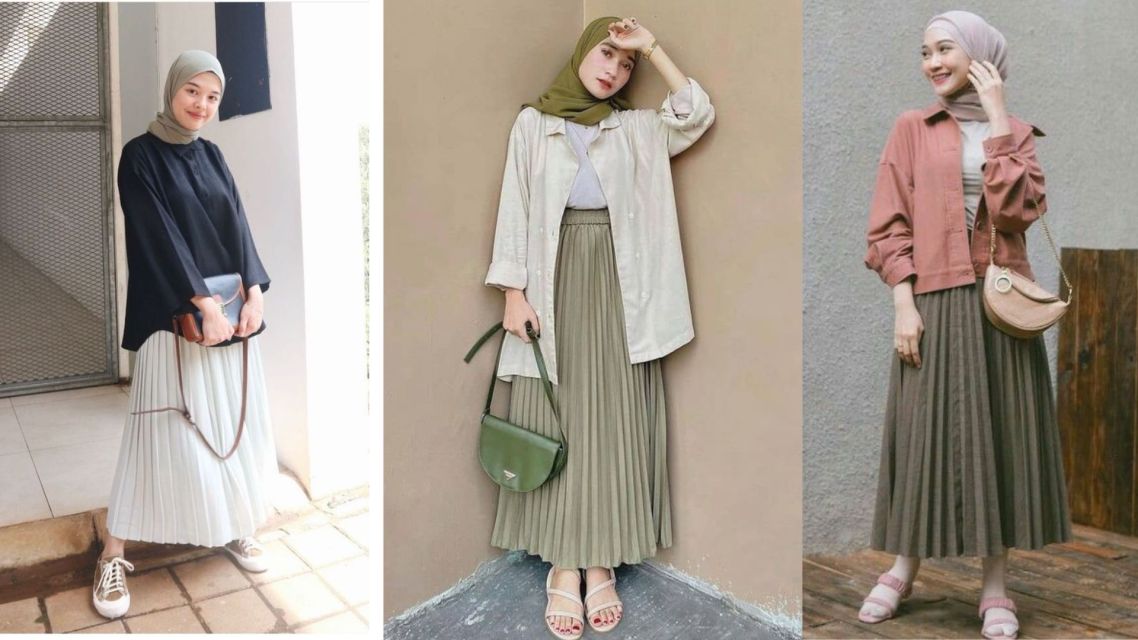 15 Outfit Kantor Wanita Hijab yang Elegan, Modern, dan Bikin Penampilan Makin Profesional 24 Outfit kantor wanita hijab (8)