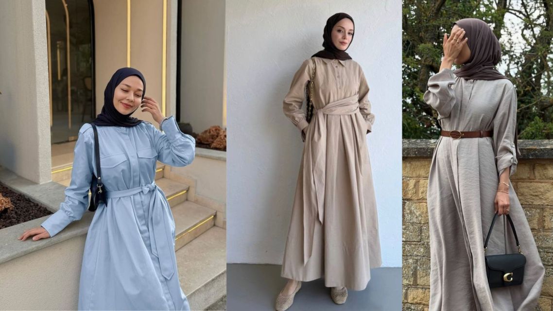 15 Outfit Kantor Wanita Hijab yang Elegan, Modern, dan Bikin Penampilan Makin Profesional 25 Outfit kantor wanita hijab (9)