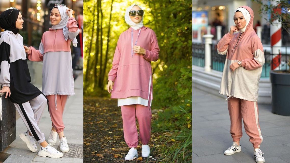 11 Outfit Jalan Sehat Hijab yang Nyaman, Stylish, dan Cocok untuk Aktivitas Outdoor 17 Outfit jalan sehat hijab (6)