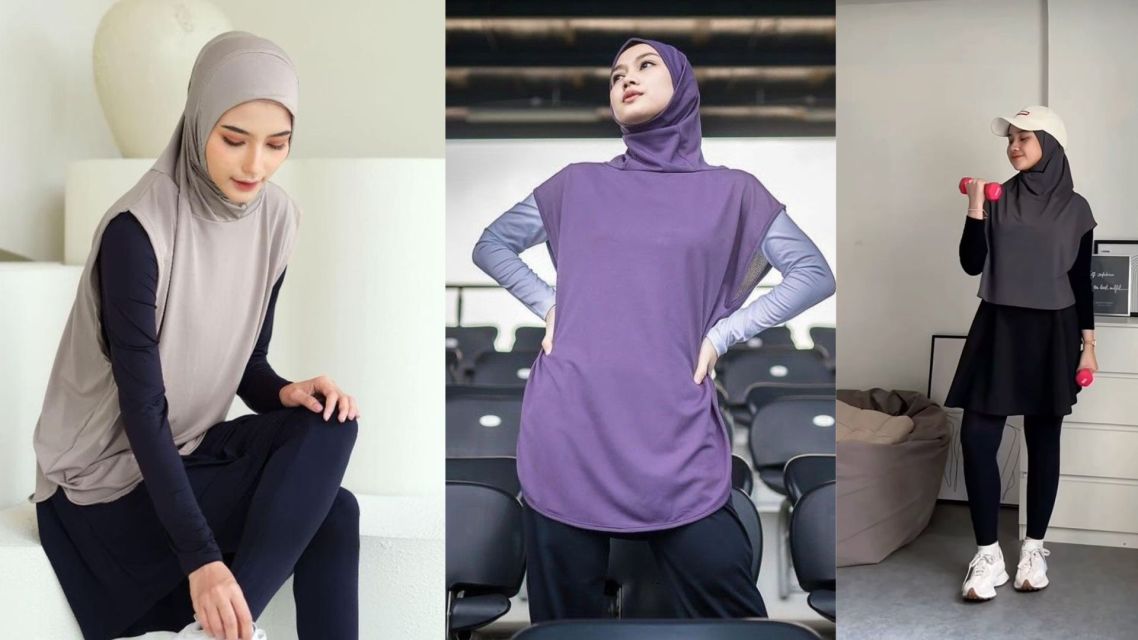 11 Outfit Jalan Sehat Hijab yang Nyaman, Stylish, dan Cocok untuk Aktivitas Outdoor 21 Outfit jalan sehat hijab (11)