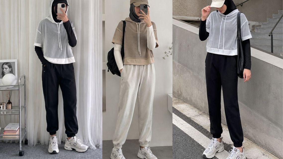 11 Outfit Jalan Sehat Hijab yang Nyaman, Stylish, dan Cocok untuk Aktivitas Outdoor 20 Outfit jalan sehat hijab (10)