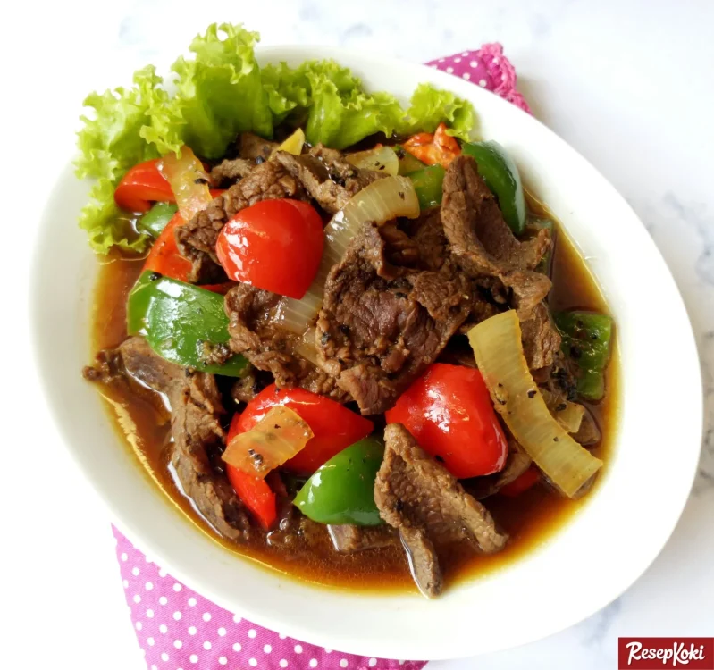 hipwee-Resep olahan daging sapi kekinian Daging sapi lada hitam. Credit photo via resepkoki