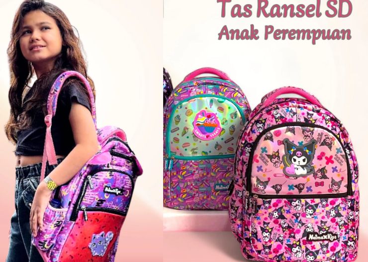 7 Tas Sekolah Anak Perempuan yang Nyaman & Fungsional 10 naimax kids ransel bag