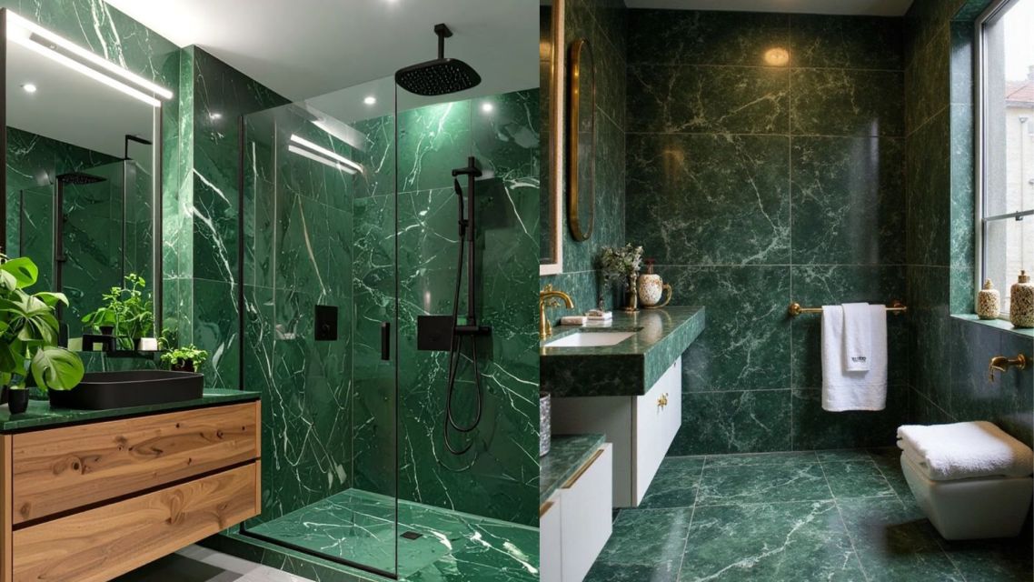Inspirasi Warna Keramik Kamar Mandi yang Bagus, Estetik, dan Elegan 27 Warna keramik kamar mandi yang bagus (11)