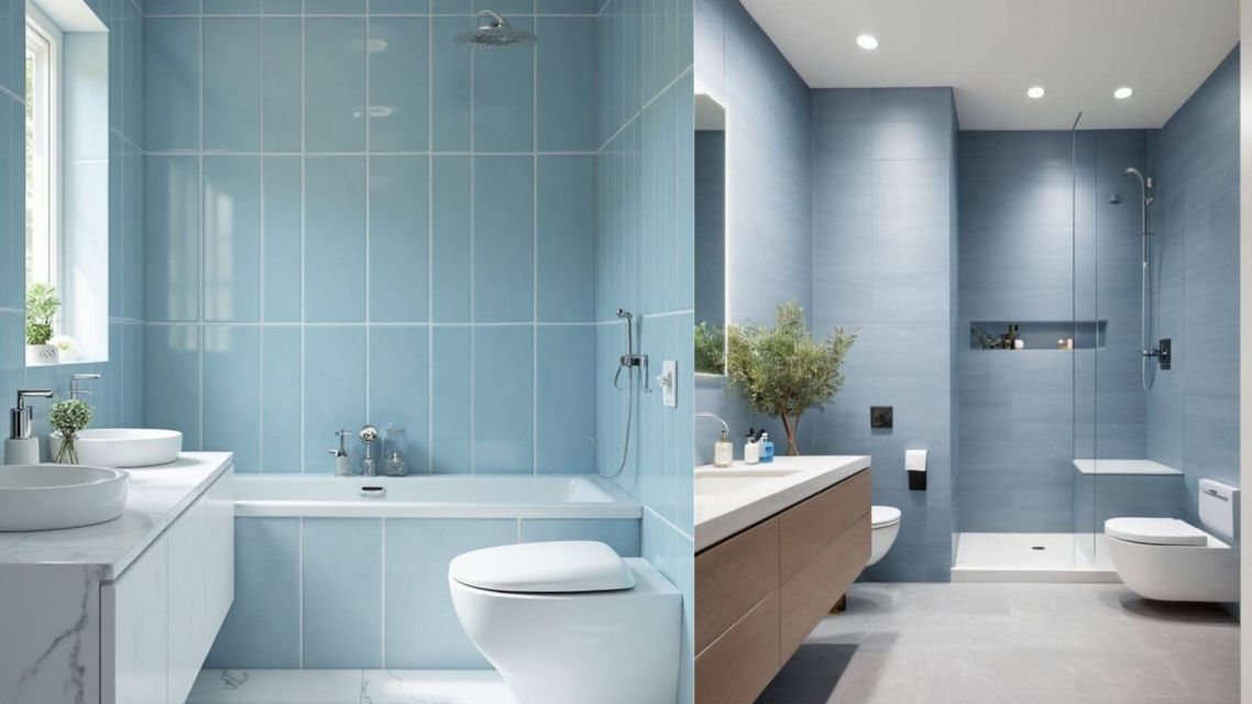 Inspirasi Warna Keramik Kamar Mandi yang Bagus, Estetik, dan Elegan 20 Keramik kamar mandi yang bagus (4)
