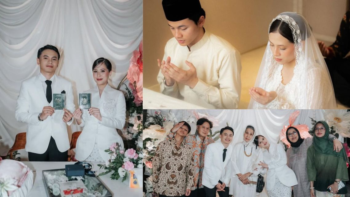 7 Fakta Adhisty Zara dan Tsaqib yang Umumkan Pernikahan dan Baby Bump. Ini Sosok Suaminya yang Jadi Sorotan 13 Momen pernikahan