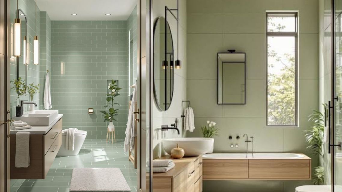 Inspirasi Warna Keramik Kamar Mandi yang Bagus, Estetik, dan Elegan 21 Warna keramik kamar mandi yang bagus (5)