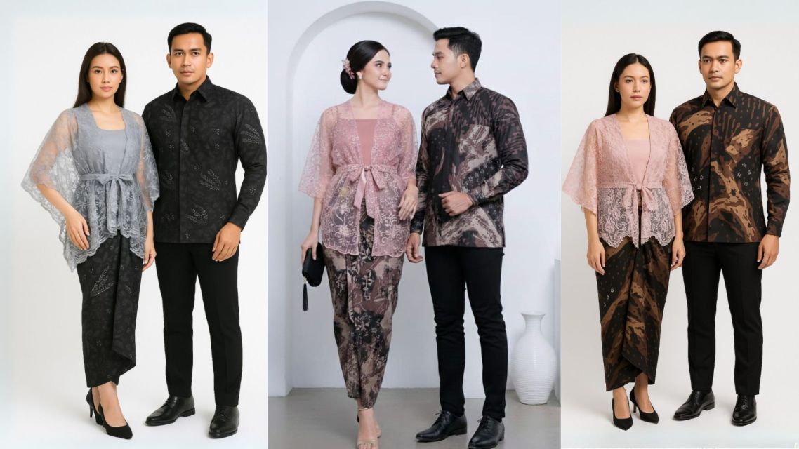 15 Inspirasi Baju Tunangan Sederhana Couple yang Elegan, Siap Ditiru 22 Baju Tunangan Sederhana (6)