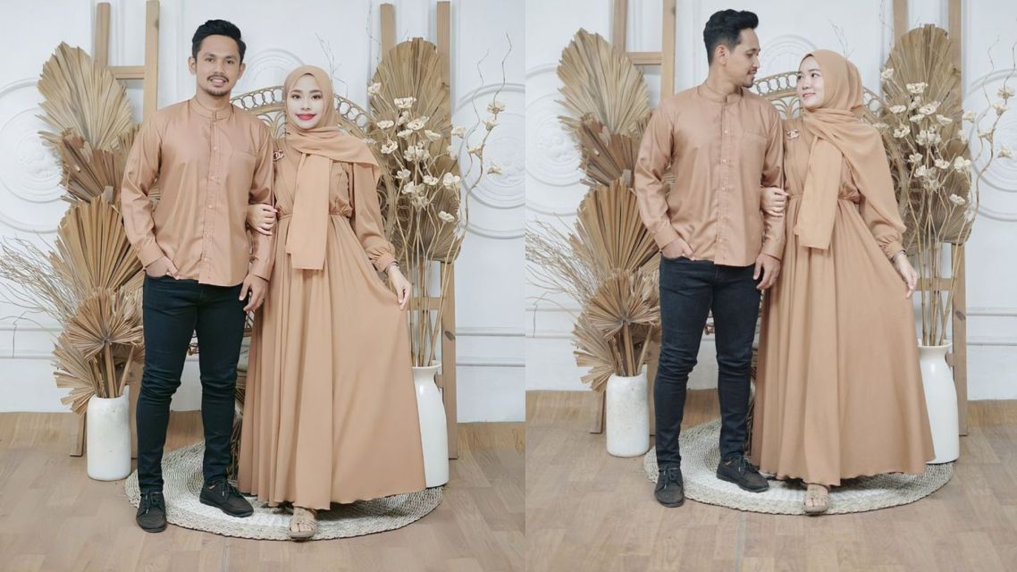 15 Inspirasi Baju Tunangan Sederhana Couple yang Elegan, Siap Ditiru 30 Baju tunangan sederhana (14)