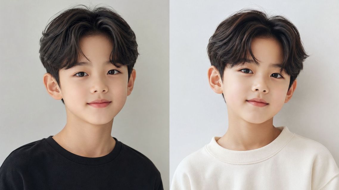 11 Model Rambut Anak Laki-Laki Korea Paling Keren, Stylish, dan Bikin Makin Menggemaskan! 23 Model rambut anak laki-laki korea (11)