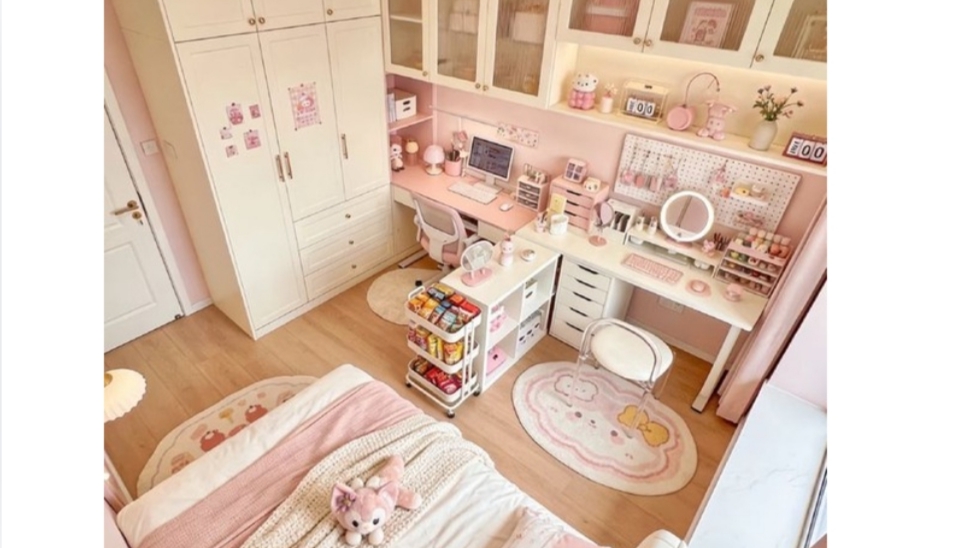 15 Dekorasi Kamar Anak Perempuan Cantik dan Estetik 17 Dekorasi kamar anak perempuan (1)