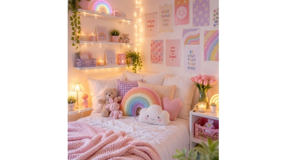 15 Dekorasi Kamar Anak Perempuan Cantik dan Estetik 24 Dekorasi kamar anak perempuan (8)