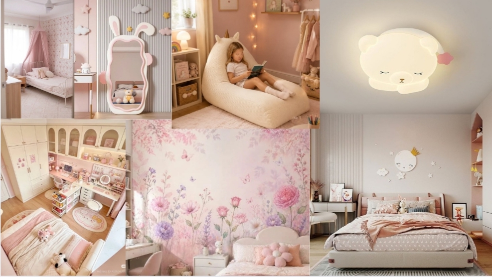 15 Dekorasi Kamar Anak Perempuan Cantik dan Estetik 32 Beberapa ide menarik dekorasi kamar anak perempuan
