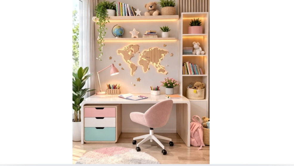 15 Dekorasi Kamar Anak Perempuan Cantik dan Estetik 25 Dekorasi kamar anak perempuan (8)