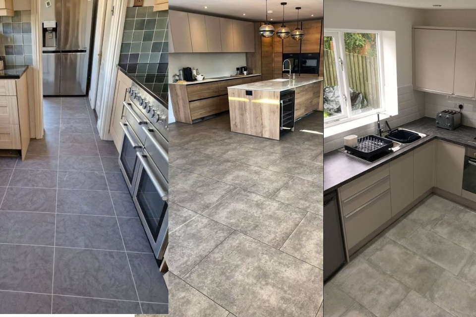 Paling Dicari, Ini 9 Warna Keramik Lantai Dapur yang Bagus dan Instagramable 14 Keramik lantai dapur motif granit abu-abu yang tidak licin dan mudah dibersihkan