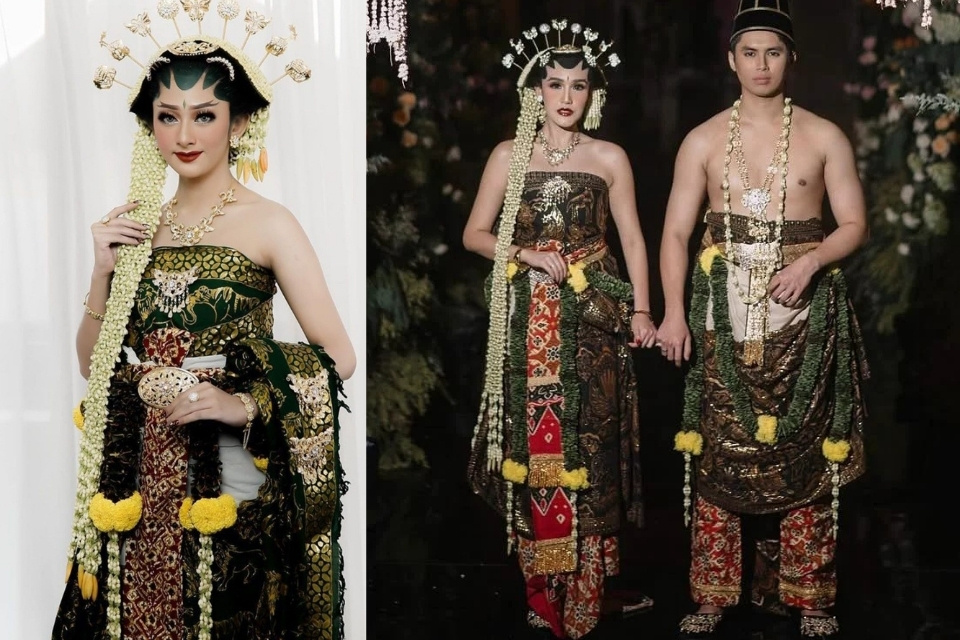 Bikin Pangling! 9 Inspirasi Baju Pernikahan Adat Jawa yang Anggun, Sakral dan Timeless 14 hipwee-Solo Basahan