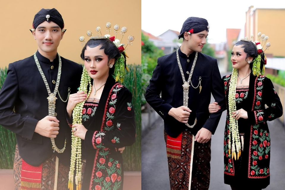 Bikin Pangling! 9 Inspirasi Baju Pernikahan Adat Jawa yang Anggun, Sakral dan Timeless 16 hipwee-adat pengantin Banyumasan