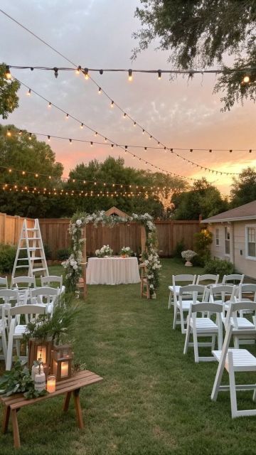 10 Ide Dekorasi Pernikahan Simple di Rumah yang Aesthetic dan Berkesan 12