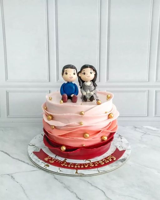 10 Ide Kue Anniversary Pernikahan yang Romantis, Simple, dan Bikin Pasangan Terharu 19