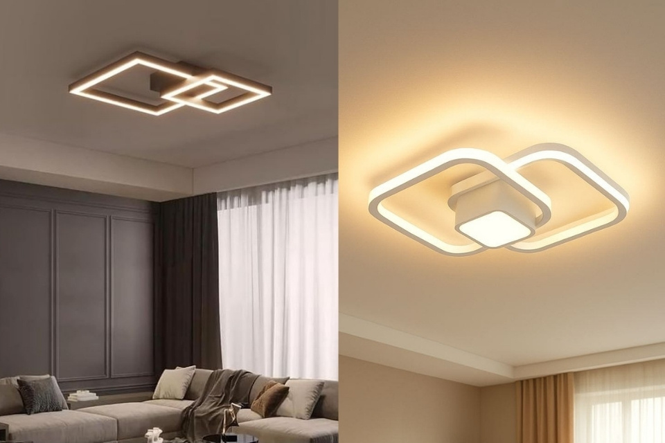 11 Model Lampu Ruang Tamu Minimalis Terbaru yang Bikin Ruangan Makin Estetik 14 model lampu plafon ruang tamu led bentuk kotak