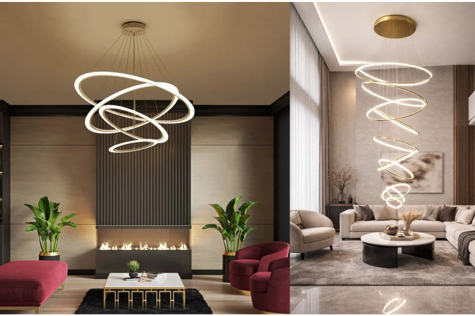 11 Model Lampu Ruang Tamu Minimalis Terbaru yang Bikin Ruangan Makin Estetik 12 model lampu ruang tamu minimalis terbaru spiral led